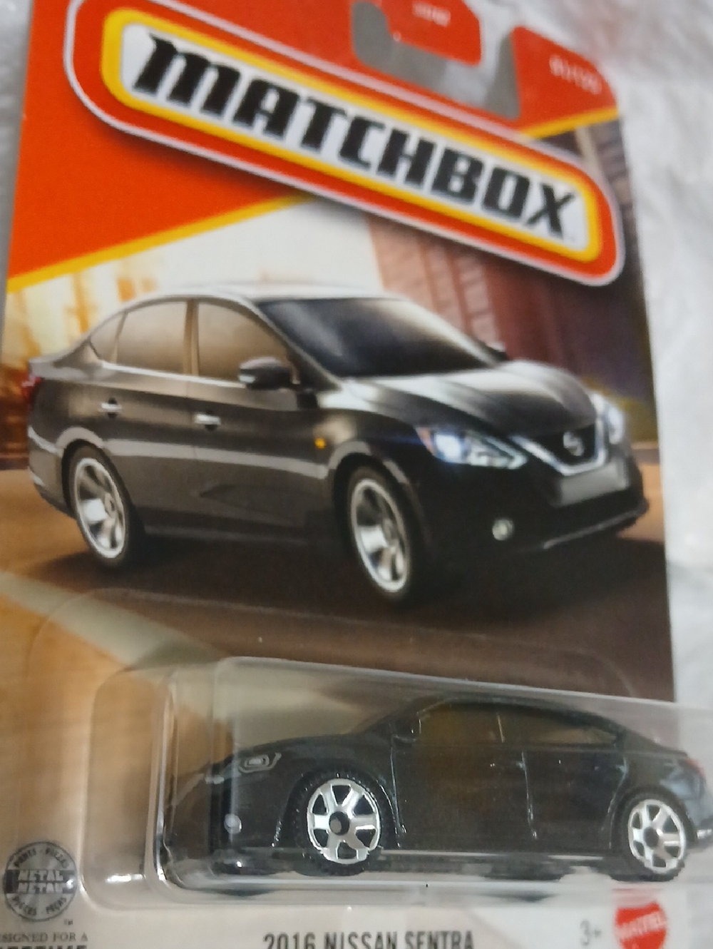 Matchbox Black 2016 Nissan Sentra Die-Cast Car